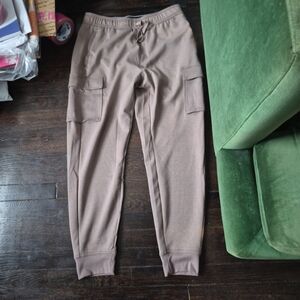 90 Degree By Reflex Snap Closure Pockets James Cargo Jogger Color Brown Size L..